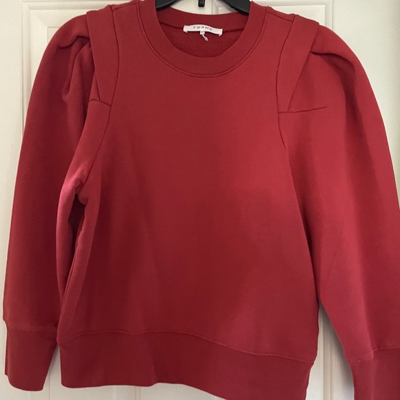 Frame puff sleeve sweater redwood - Picture 2 of 5